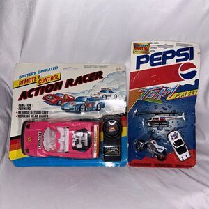 Pepsi Team Die-Cast Vehicles 1993 & Remote Controlled Action Racer Both New